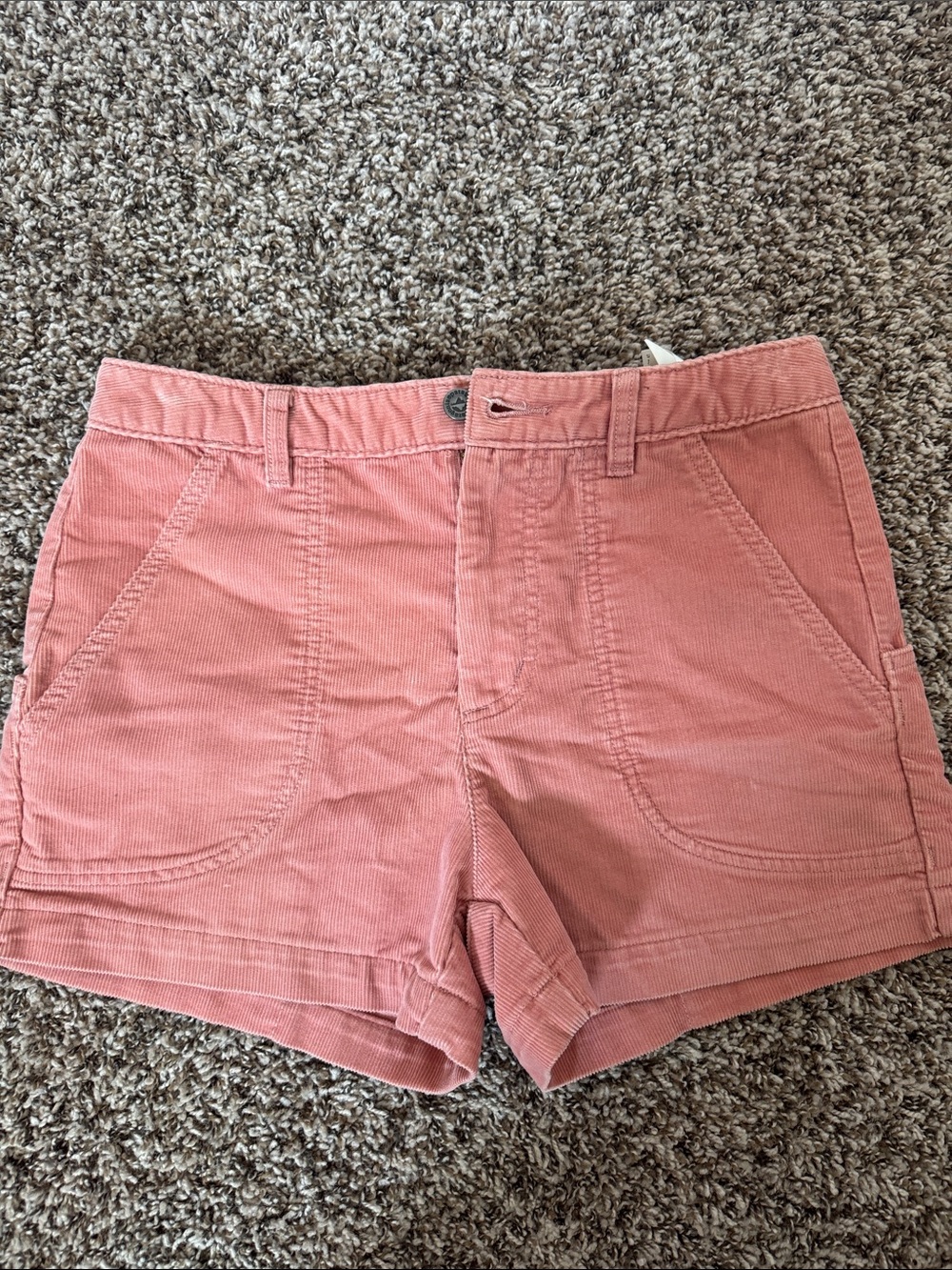 Women’s Corduroy Shorts in Dusty Rose